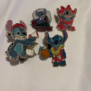 Disney Stitch Enamel Pin Lot